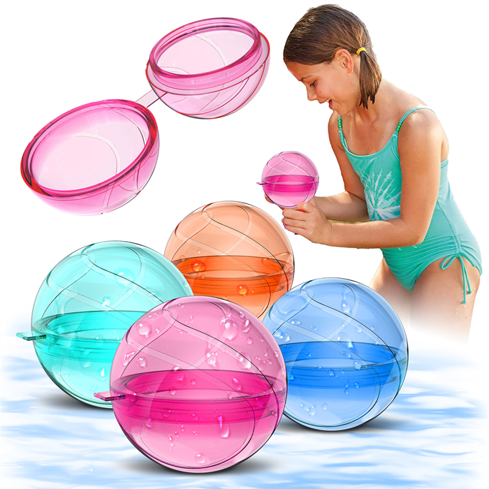 green silicone water ball