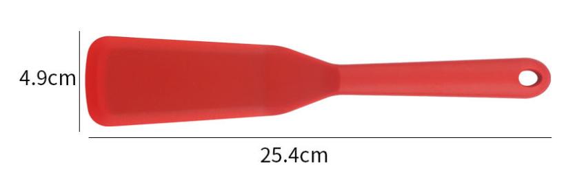 spatula silicone dearg